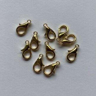 Lobster Clasp – Bright Gold – 14mm