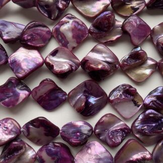 Mother Of Pearl Nuggets – Purple – Pack Of 10