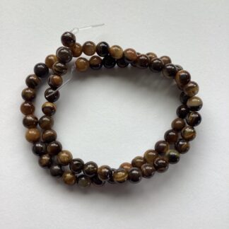 Tiger Eye Beads – 6mm – Strand Of 65 Beads