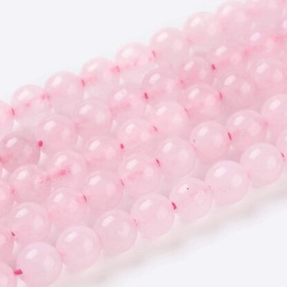 Rose Quartz Beads – 8mm – Strand Of 45 Beads