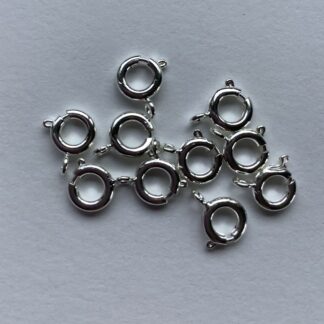 Bolt Ring Clasp – Bright Silver – 7mm