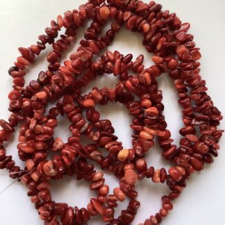 Coral Chips – 30cm Strand