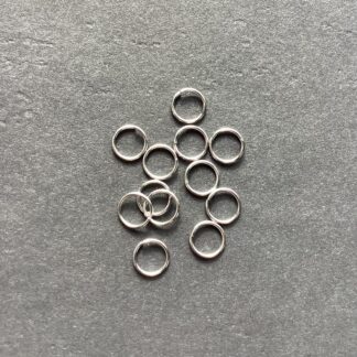 Jump Rings – Stainless Steel – 4×0.5mm – Pack Of 50