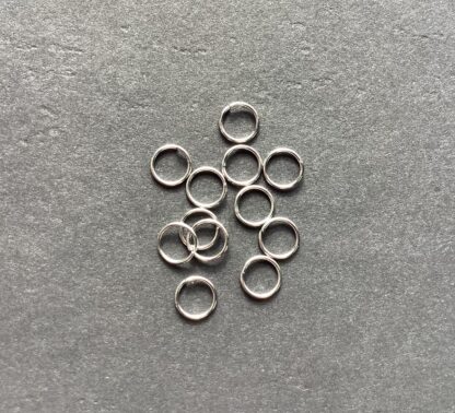 Jump Rings – Stainless Steel – 6×0.7mm – Pack Of 50