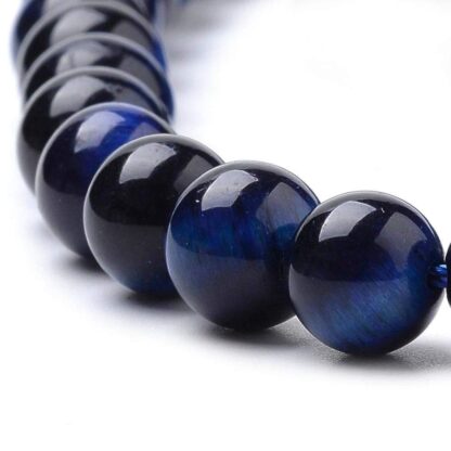 Tiger Eye – Blue – 6mm – Strand Of 32 Beads