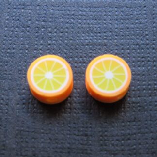 Polymer Clay Bead – Orange