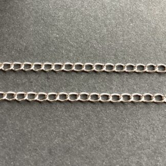 Curb Chain – Stainless Steel – 3×2.5mm – 1 Metre Length