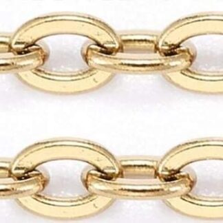 Cable Chain – Gold – Stainless Steel – 2.5x2mm – 1 M Length