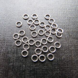 Jump Rings – Stainless Steel – 4×0.6mm – Pack Of 50