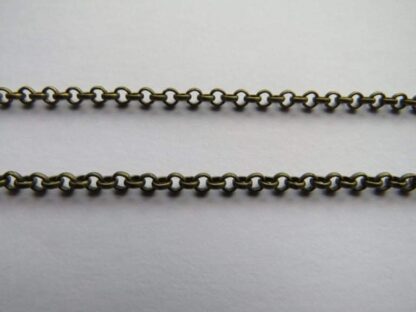 Rolo Chain – Nickel Free – Antique Bronze – 3mm – 1 M Length