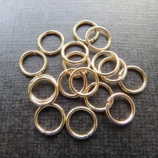 Jump Rings – Gold – 10×1.2mm – Pack Of 30