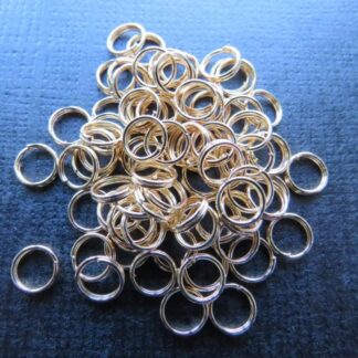 Split Rings – Gold – 6x1mm – Pack Of 50