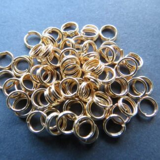 Split Rings – Gold – 5x1mm – Pack Of 50