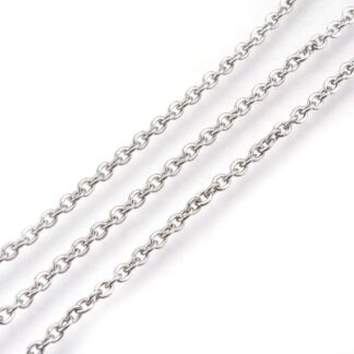 Cable Chain – Stainless Steel – 2×1.5mm – 1 M Length