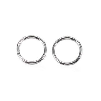 Jump Rings – Stainless Steel – 7×0.8mm – Pack Of 50