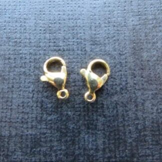 Lobster Clasp – Gold – Stainless Steel – 12x7mm