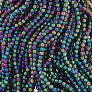 Hematite Beads – Rainbow – 6mm – Strand Of 65 Beads