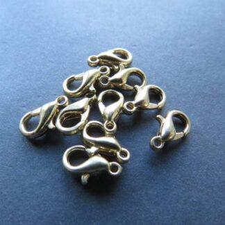 Lobster Clasp – Antique Gold – 10mm
