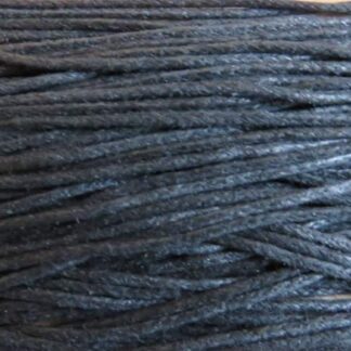 Waxed Cotton Cord – Black – 1.5mm – 1M Length