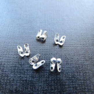 Callottes – Side Opening – Platinum – 6x3mm – Pack Of 50