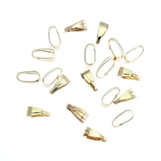 Snap On Pendant Bail – Gold – 7x3mm