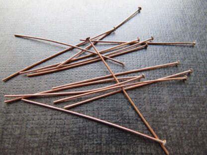 Head Pins – Copper – 50×0.7mm – Pack Of 50