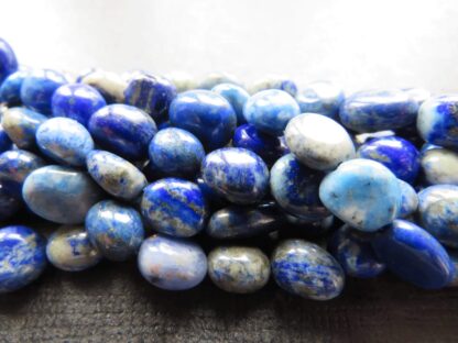 Natural Lapis Lazuli Tumbled Nuggets – Strand Of 20