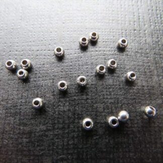 Spacer Beads – Stainless Steel – 3x2mm – Pack Of 20