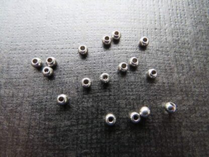 Spacer Beads – Stainless Steel – 3x2mm – Pack Of 20