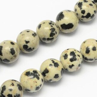 Dalmatian Jasper – 6mm – Strand Of 30 Beads