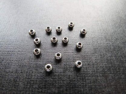 Spacer Beads – Stainless Steel – 4x3mm – Pack Of 10