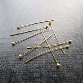 Ball Pins – Gold – 28×0.5mm – Pack Of 50