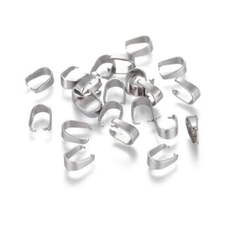 Pinch Bail – Stainless Steel – 7x3mm