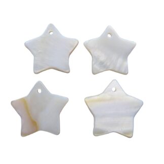 Shell Pendant/Charm – Star – 23x23mm