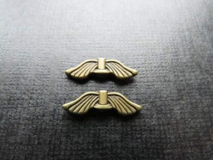 Angel Wing Spacer Bead – Antique Bronze – 20x6mm