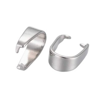 Pinch Bail – Stainless Steel – 12x6mm