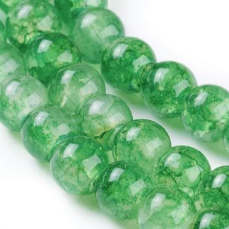 Glass Beads – Fuchsia Multi – 6mm – Strand Of 50