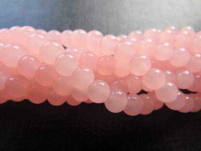 Glass Beads – Salmon – 4mm – Strand Of 100 Beads