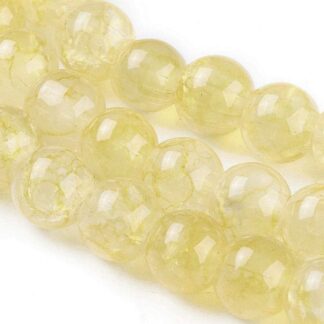 Glass Beads – Yellow Multi – 6mm – Strand Of 50
