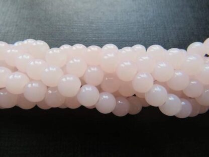 Glass Beads – Marshmallow – 6mm – Strand Of 50