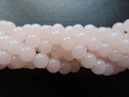 Glass Beads – Marshmallow – 6mm – Strand Of 50