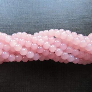 Glass Beads – Rose – 4mm – Strand Of 100 Beads