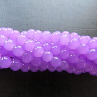 Glass Beads – Violet – 4mm – Strand Of 100 Beads