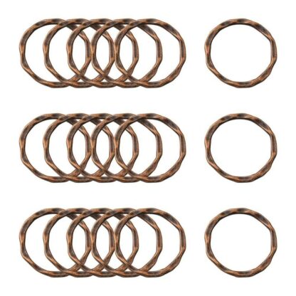 Circle Connector – Light Copper – 22×1.5mm
