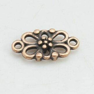 Flower Connector – Copper – 16x8mm