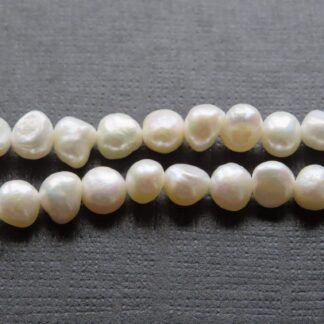 Natural Cultured Freshwater Potato Pearls – 7-8mm – Strand Of 25