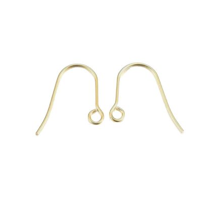 Stainless Steel Earwires – Gold – 15x19mm – 5 Pairs