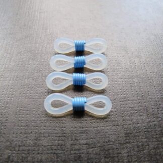 Glasses Loops – White/Blue – 20x7mm – Pack Of 2
