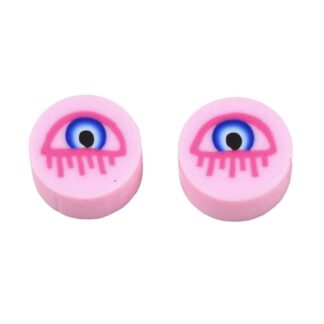 Polymer Clay Bead – Evil Eye
