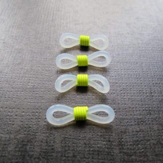 Glasses Loops – White/Yellow – 20x7mm – Pack Of 2